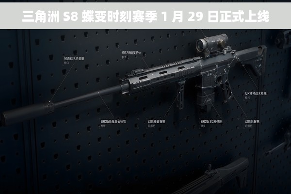 三角洲 S8 蝶变时刻赛季 1 月 29 日正式上线