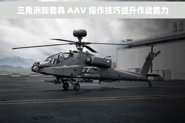 三角洲新载具 AAV 操作技巧提升作战能力