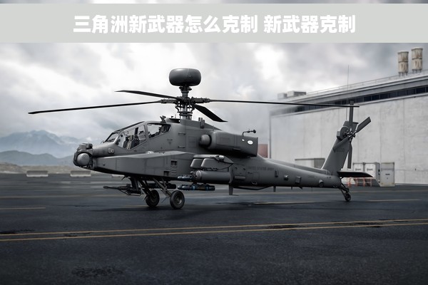 三角洲新武器怎么克制 新武器克制