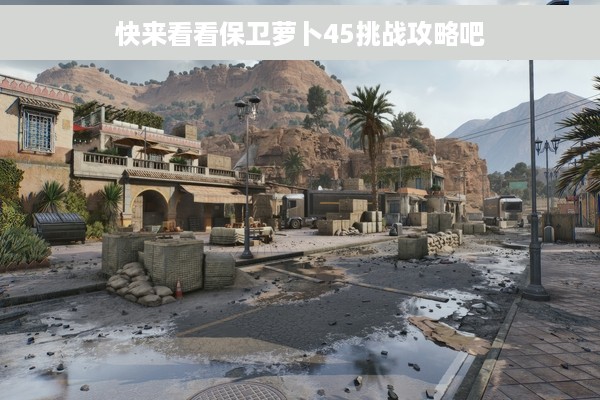 快来看看保卫萝卜45挑战攻略吧