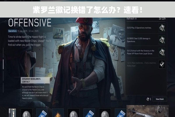 紫罗兰徽记换错了怎么办？速看！