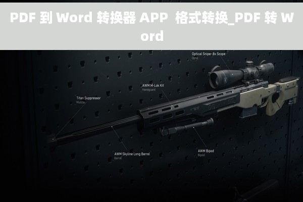 PDF 到 Word 转换器 APP  格式转换_PDF 转 Word
