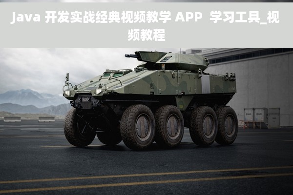 Java 开发实战经典视频教学 APP  学习工具_视频教程