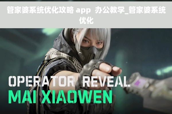 管家婆系统优化攻略 app  办公教学_管家婆系统优化
